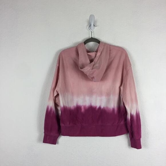 NWT Wildfox Tie Dye Pink Hoodie Oversized  Sweatshirt Small Cozy Loungewear - Picture 12 of 13
